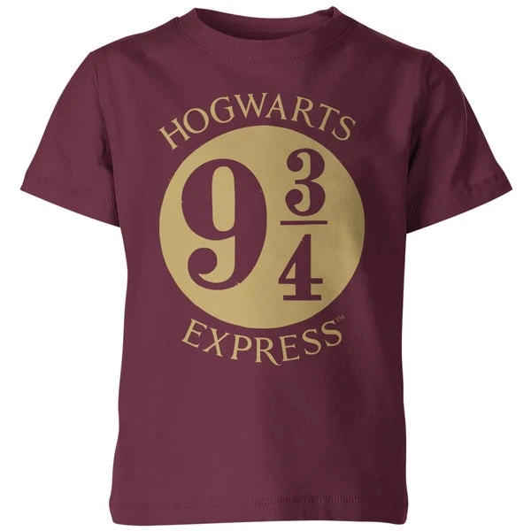 Harry Potter Platform Burgundy Kids' T-Shirt 3 Harry Potter Platform Burgundy Kids' T-Shirt