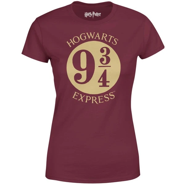 Harry Potter Platform Burgundy Women's T-Shirt 3 Harry Potter Platform Burgundy Women's T-Shirt