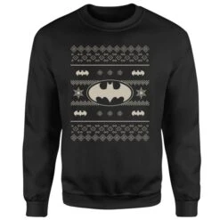 DC Comics Batman Christmas Bat Knit Black Christmas Sweater -Fashion Clothing Shop 11574900 1644625322387270