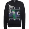 DC Comics Batman Happy Holiday The Joker Black Christmas Sweater 2 DC Comics Batman Happy Holiday The Joker Black Christmas Sweater -Fashion Clothing Shop 11575818 1024525541825778