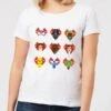 Star Wars Valentine's Pixel Montage Women's T-Shirt - White -Fashion Clothing Shop 11666834 1344624239687063
