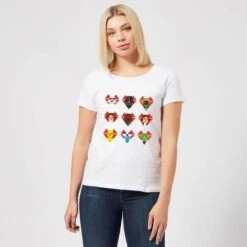Star Wars Valentine's Pixel Montage Women's T-Shirt - White 9 Star Wars Valentine's Pixel Montage Women's T-Shirt - White -Fashion Clothing Shop 11666834 4724624239848640