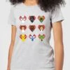 Star Wars Valentine's Pixel Montage Women's T-Shirt - Grey -Fashion Clothing Shop 11666930 1364624230279966
