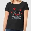 Star Wars Valentine's Vader In Love Women's T-Shirt - Black 2 Star Wars Valentine's Vader In Love Women's T-Shirt - Black -Fashion Clothing Shop 11667050 1044624238240448