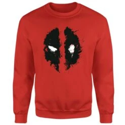 Marvel Deadpool Splat Face Sweatshirt - Red 9 Marvel Deadpool Splat Face Sweatshirt - Red -Fashion Clothing Shop 11700387 2124625066427297