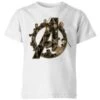 Marvel Avengers Infinity War Avengers Logo Kids' T-Shirt - White 2 Marvel Avengers Infinity War Avengers Logo Kids' T-Shirt - White -Fashion Clothing Shop 11701304 1224559482240581