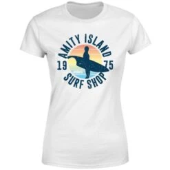 Jaws Amity Surf Shop Women's T-Shirt - White 11 Jaws Amity Surf Shop Women's T-Shirt - White -Fashion Clothing Shop 11716154 6124624489021950