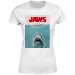 Jaws Classic Poster Women's T-Shirt - White 11 Jaws Classic Poster Women's T-Shirt - White -Fashion Clothing Shop 11716196 6734624260813504