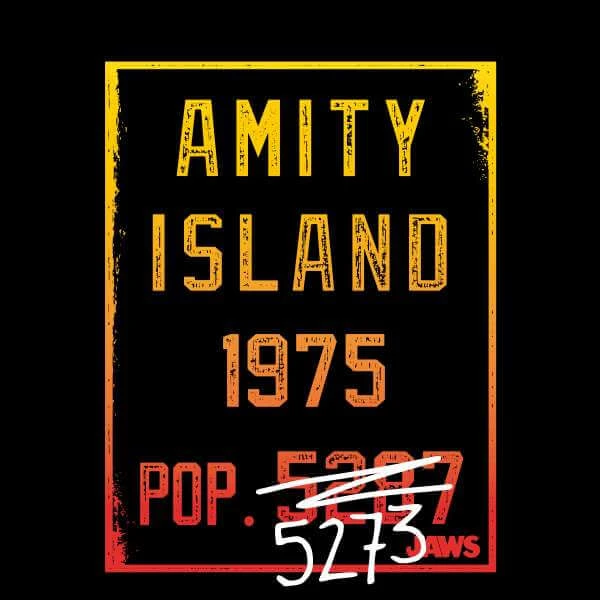 Jaws Amity Population Women's Sweatshirt - Black 4 Jaws Amity Population Women's Sweatshirt - Black - Image 2