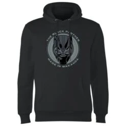 Marvel Black Panther Made In Wakanda Hoodie - Black