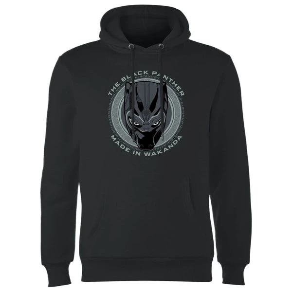 Marvel Black Panther Made In Wakanda Hoodie - Black 3 Marvel Black Panther Made In Wakanda Hoodie - Black