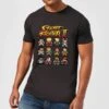 Street Fighter 2 Pixel Characters Men's T-Shirt - Black