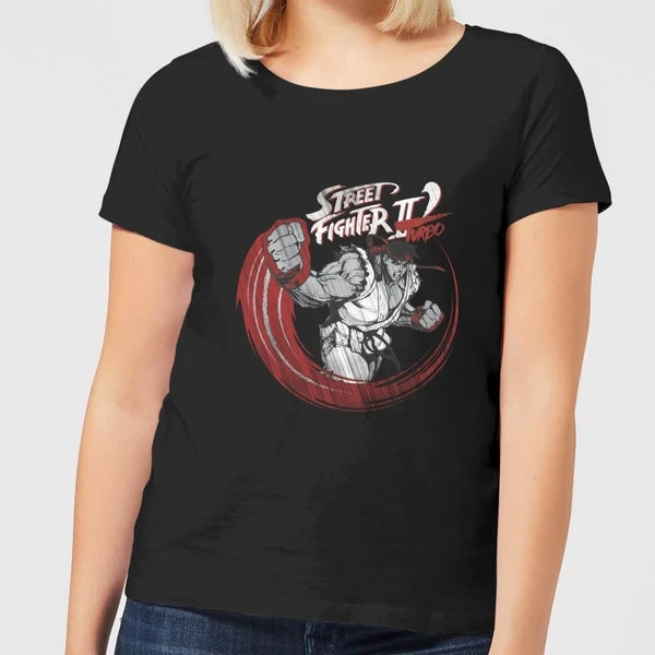 Street Fighter RYU Sketch Women's T-Shirt - Black 3 Street Fighter RYU Sketch Women's T-Shirt - Black