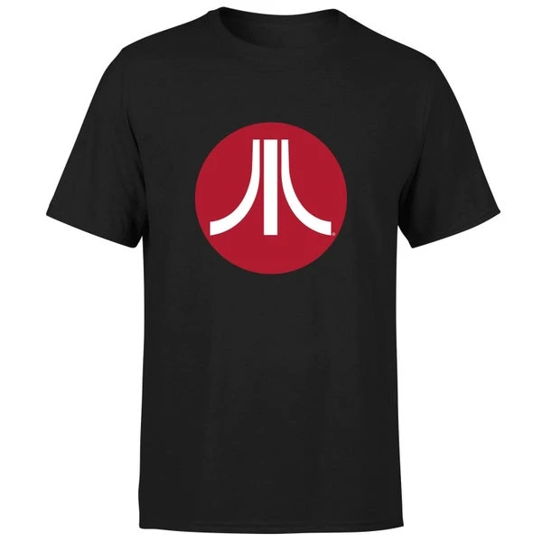 Atari Circle Logo Men's T-Shirt - Black 3 Atari Circle Logo Men's T-Shirt - Black