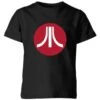 Atari Circle Logo Kids' T-Shirt - Black