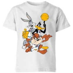Space Jam Group Shot Kids' T-Shirt - White