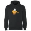 Looney Tunes Daffy Duck Face Hoodie - Black -Fashion Clothing Shop 11741957 1954573749016674