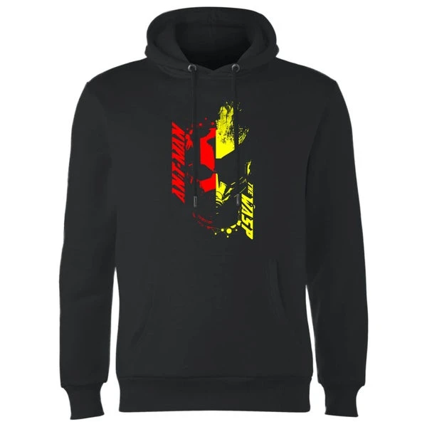 Marvel Ant-Man And The Wasp Split Face Hoodie - Black 3 Marvel Ant-Man And The Wasp Split Face Hoodie - Black