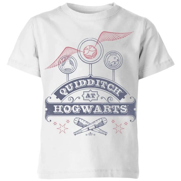 Harry Potter Quidditch At Hogwarts Kids' T-Shirt - White 3 Harry Potter Quidditch At Hogwarts Kids' T-Shirt - White