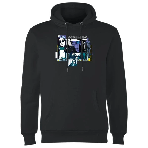 Marvel Knights Jessica Jones Comic Panels Hoodie - Black 3 Marvel Knights Jessica Jones Comic Panels Hoodie - Black