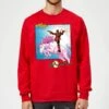 Marvel Deadpool Unicorn Battle Sweatshirt - Red -Fashion Clothing Shop 11789210 4704625289327918