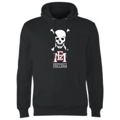 East Mississippi Community College Skull And Logo Hoodie - Black