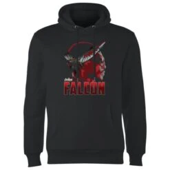 Marvel Avengers Falcon Hoodie - Black