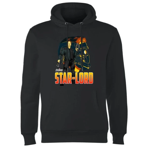 Marvel Avengers Star-Lord Hoodie - Black 3 Marvel Avengers Star-Lord Hoodie - Black