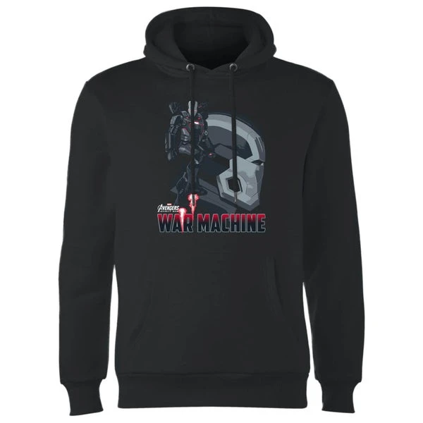 Marvel Avengers War Machine Hoodie - Black 3 Marvel Avengers War Machine Hoodie - Black