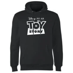 Pixar Toy Story Logo Outline Hoodie - Black