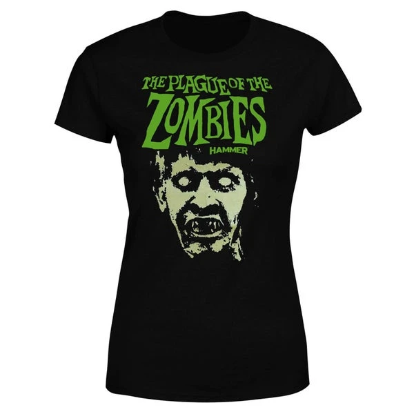 Hammer Horror Plague Of The Zombies Portrait Women's T-Shirt - Black 4 Hammer Horror Plague Of The Zombies Portrait Women's T-Shirt - Black - Image 2