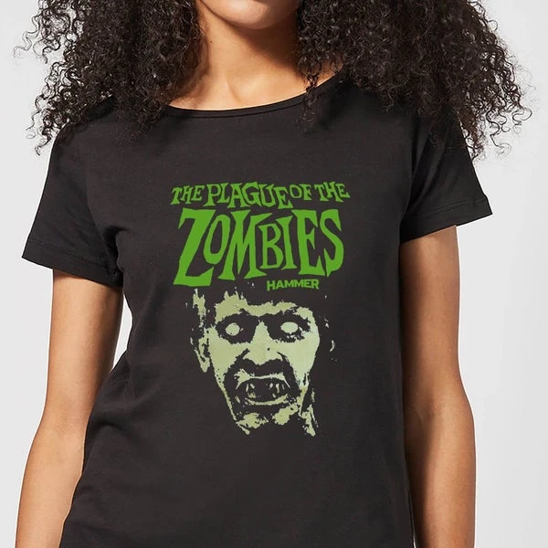 Hammer Horror Plague Of The Zombies Portrait Women's T-Shirt - Black 3 Hammer Horror Plague Of The Zombies Portrait Women's T-Shirt - Black