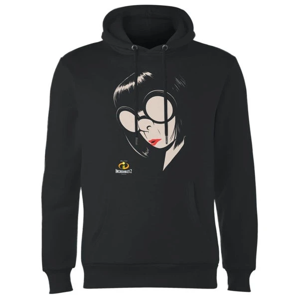 Pixar Incredibles 2 Edna Mode Hoodie - Black 3 Pixar Incredibles 2 Edna Mode Hoodie - Black