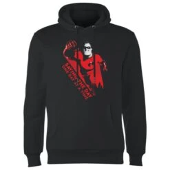 Pixar Incredibles 2 Saving The Day Hoodie - Black
