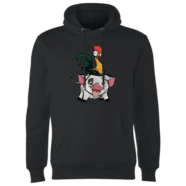 Disney Moana Hei Hei And Pua Hoodie - Black 3 Disney Moana Hei Hei And Pua Hoodie - Black