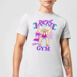 Rick And Morty Rick Gym Men's T-Shirt - Grey