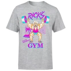 Rick And Morty Rick Gym Men's T-Shirt - Grey 11 Rick And Morty Rick Gym Men's T-Shirt - Grey -Fashion Clothing Shop 11886424 9474619558387457