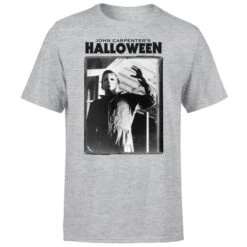 Halloween Framed Mike Myers Men's T-Shirt - Grey -Fashion Clothing Shop 11907241 1334617567066198
