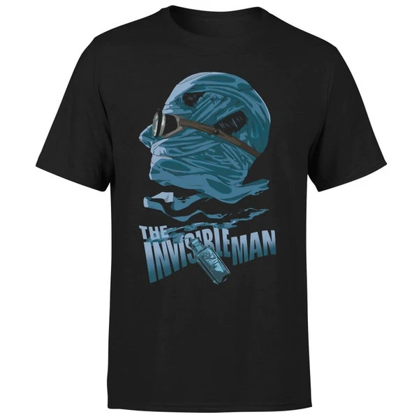 Universal Monsters The Invisible Man Illustrated Men's T-Shirt - Black 7 Universal Monsters The Invisible Man Illustrated Men's T-Shirt - Black - Image 5