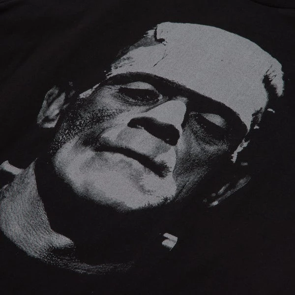 Universal Monsters Frankenstein Black And White Men's T-Shirt - Black 4 Universal Monsters Frankenstein Black And White Men's T-Shirt - Black - Image 2
