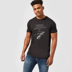 Universal Monsters Creature From The Black Lagoon Black And White Men's T-Shirt - Black -Fashion Clothing Shop 11908471 2014617567942978