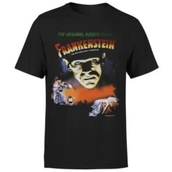 Universal Monsters Frankenstein Vintage Poster Men's T-Shirt - Black 11 Universal Monsters Frankenstein Vintage Poster Men's T-Shirt - Black -Fashion Clothing Shop 11908498 4824617569156622