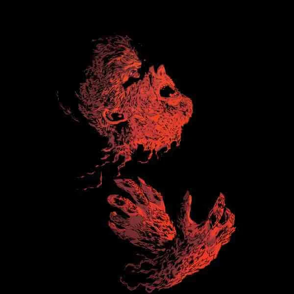 Universal Monsters The Wolfman Illustrated Men's T-Shirt - Black 4 Universal Monsters The Wolfman Illustrated Men's T-Shirt - Black - Image 2