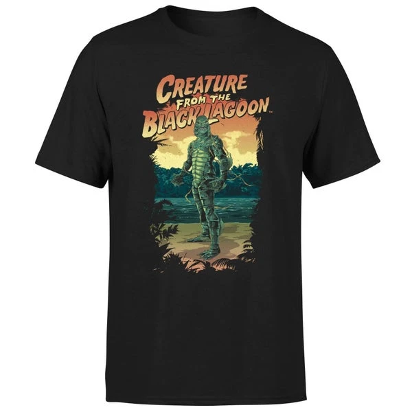 Universal Monsters Creature From The Black Lagoon Illustrated Men's T-Shirt - Black 7 Universal Monsters Creature From The Black Lagoon Illustrated Men's T-Shirt - Black - Image 5