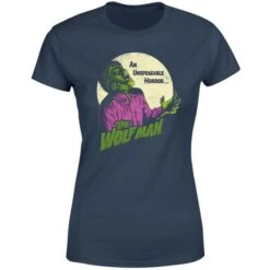 Universal Monsters The Wolfman Retro Women's T-Shirt - Navy 11 Universal Monsters The Wolfman Retro Women's T-Shirt - Navy -Fashion Clothing Shop 11908603 1914624310610258