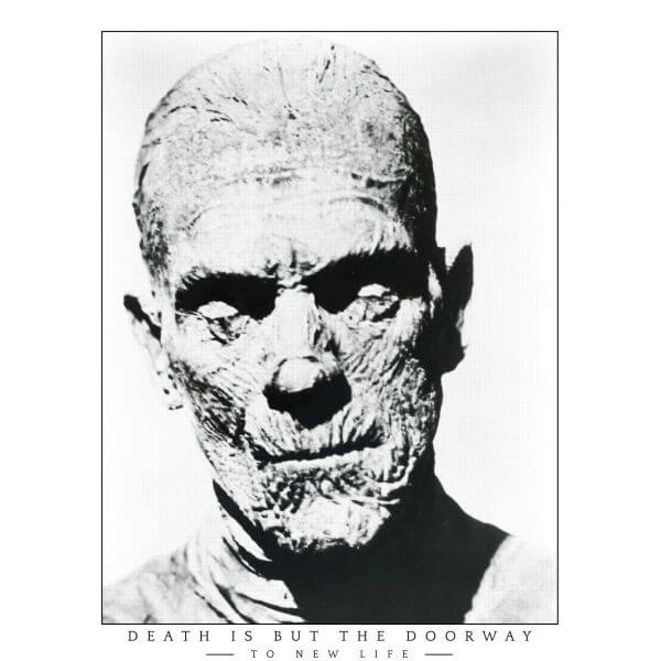 Universal Monsters The Mummy Portrait Women's T-Shirt - White 4 Universal Monsters The Mummy Portrait Women's T-Shirt - White - Image 2