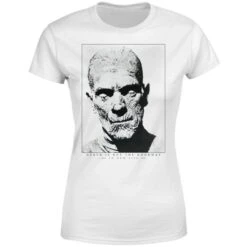 Universal Monsters The Mummy Portrait Women's T-Shirt - White 11 Universal Monsters The Mummy Portrait Women's T-Shirt - White -Fashion Clothing Shop 11908663 9514624302579750