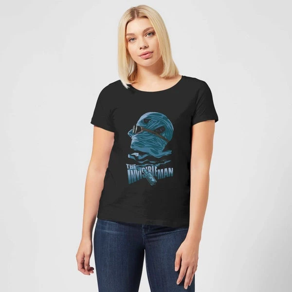 Universal Monsters The Invisible Man Illustrated Women's T-Shirt - Black 5 Universal Monsters The Invisible Man Illustrated Women's T-Shirt - Black - Image 3