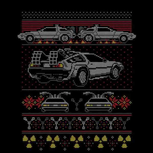 Back To The Future Back In Time For Christmas Men's T-Shirt - Black 4 Back To The Future Back In Time For Christmas Men's T-Shirt - Black - Image 2