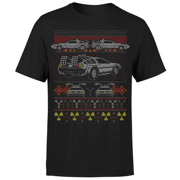 Back To The Future Back In Time For Christmas Men's T-Shirt - Black 7 Back To The Future Back In Time For Christmas Men's T-Shirt - Black - Image 5